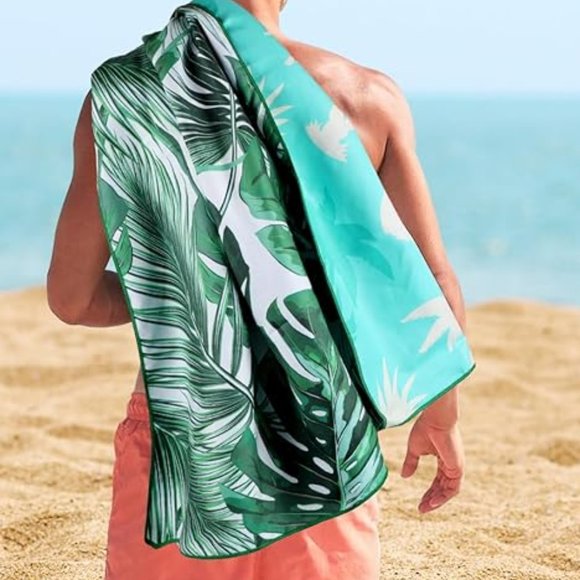 Sand palm~palm beach towel size: 73" x 32" - Picture 10 of 11